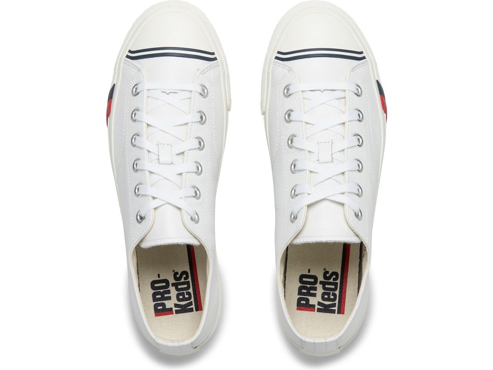 Keds Royal Lo Classic Bőr Férfi Tornacipő Fehér | HU-23694