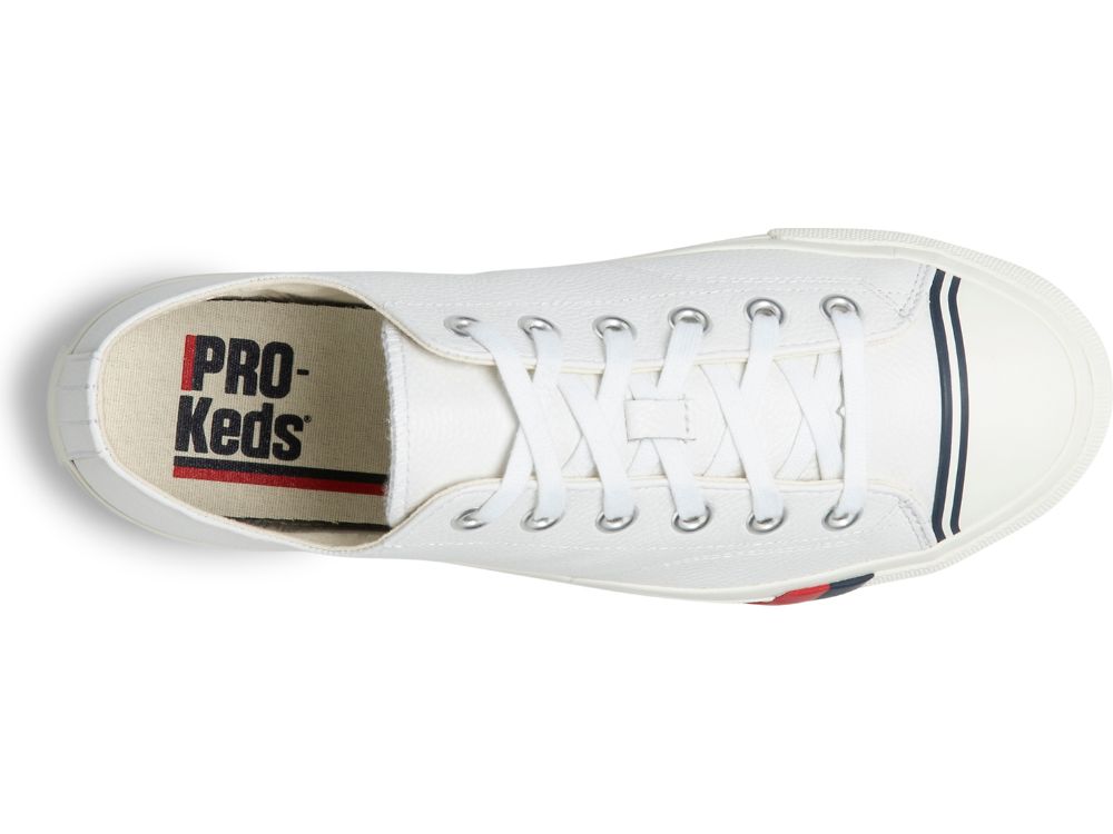 Keds Royal Lo Classic Bőr Férfi Tornacipő Fehér | HU-23694