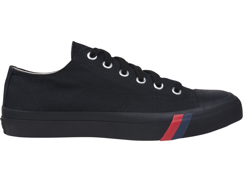 Keds Royal Lo Férfi Tornacipő Fekete Fekete | HU-81534