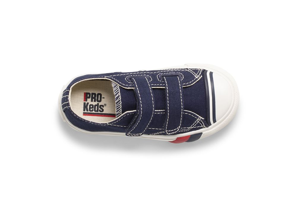 Keds Royal Lo HL Fiú SlipOnSneakers Sötétkék | HU-73893