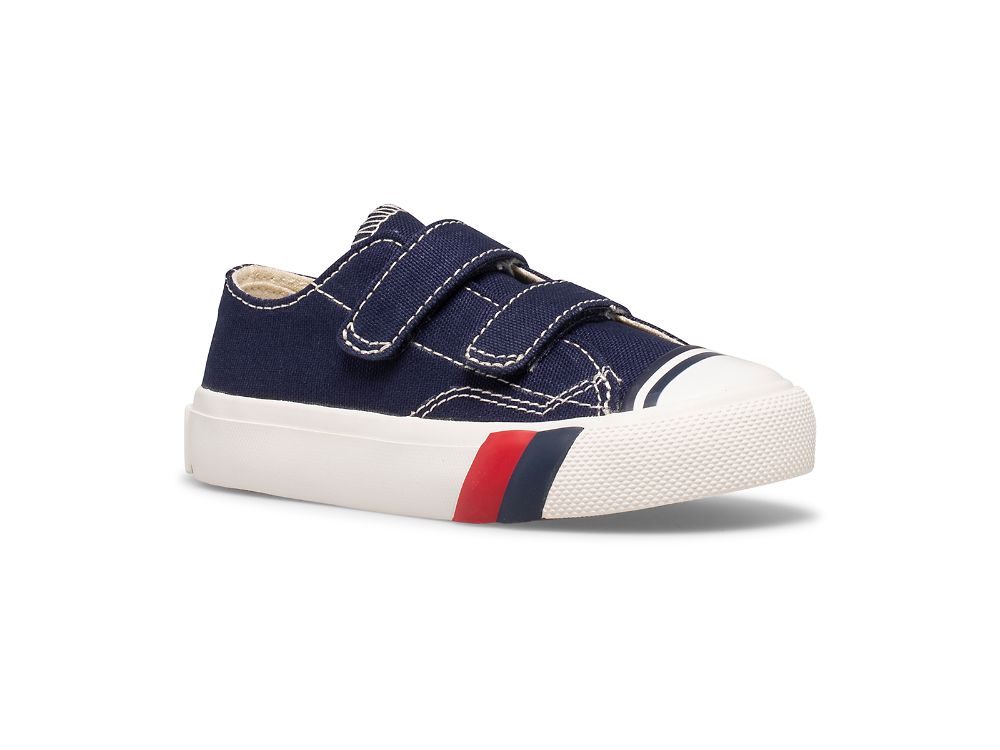 Keds Royal Lo HL Fiú SlipOnSneakers Sötétkék | HU-73893