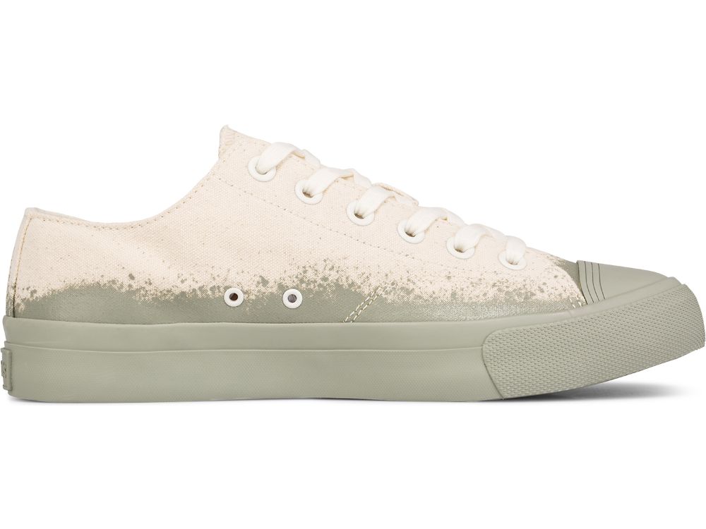 Keds Royal Lo Spray Foxing Férfi Tornacipő Bézs Zöld | HU-37645