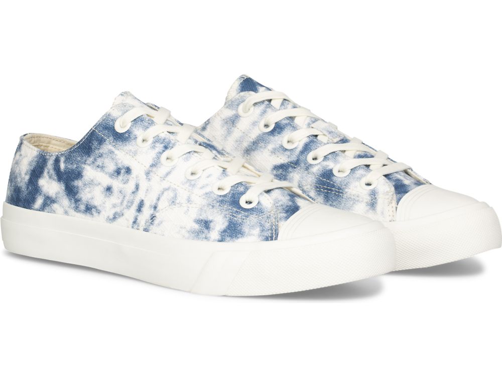 Keds Royal Lo Tiedye Férfi Tornacipő Sötétkék | HU-59676