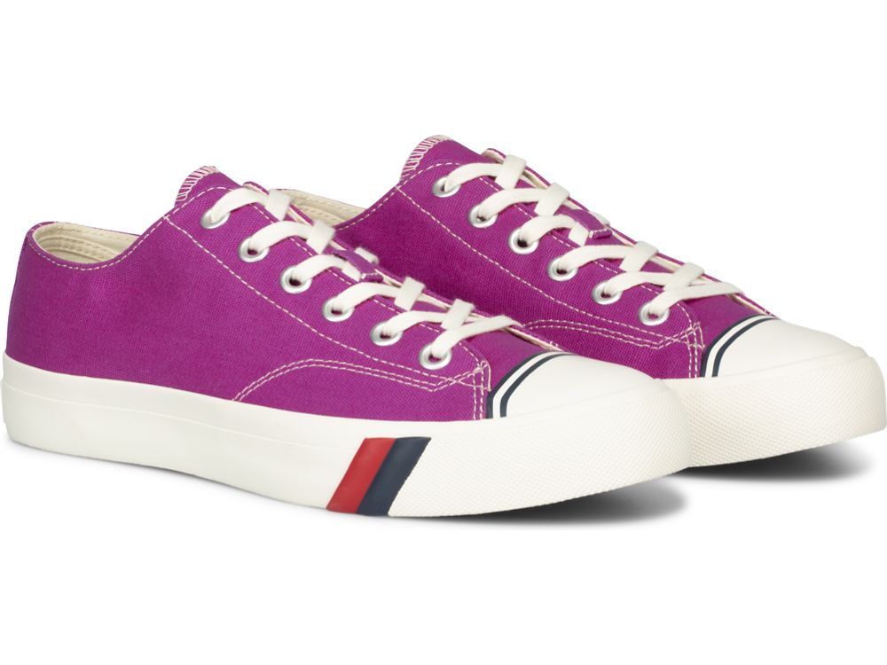 Keds Royal Lo Vászon Férfi Tornacipő Fuschia | HU-77410