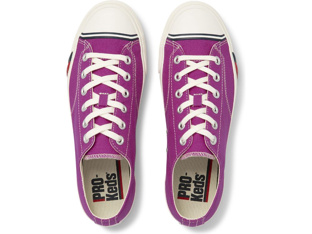 Keds Royal Lo Vászon Férfi Tornacipő Fuschia | HU-77410