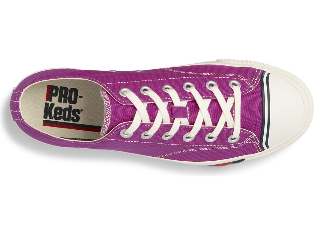 Keds Royal Lo Vászon Férfi Tornacipő Fuschia | HU-77410