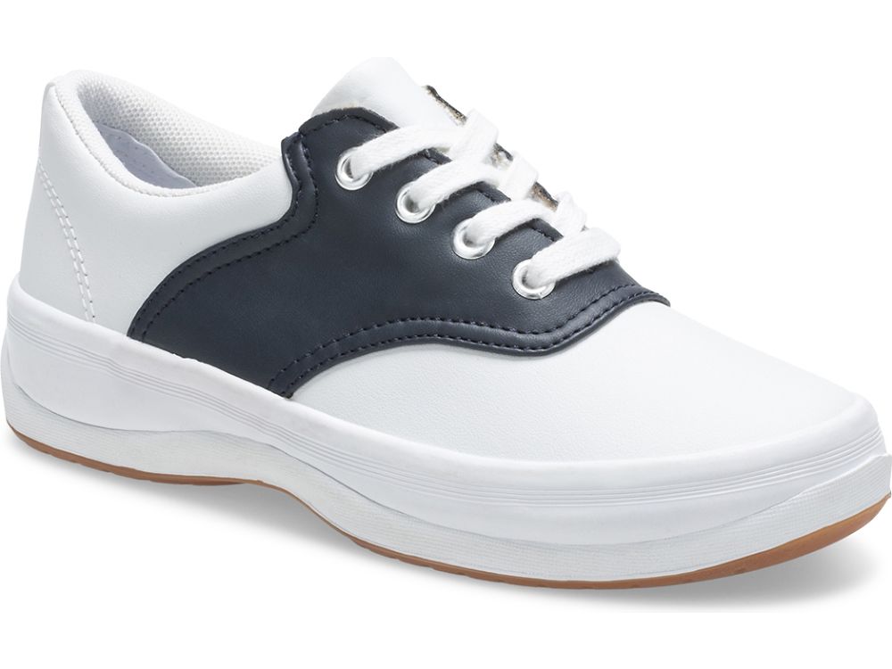 Keds School Days Sneaker Lány Tornacipő Fehér Sötétkék | HU-43074