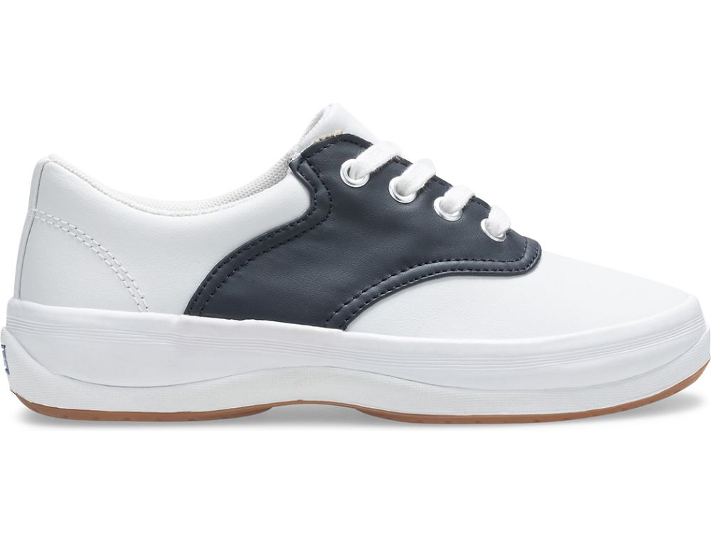 Keds School Days Sneaker Lány Tornacipő Fehér Sötétkék | HU-43074