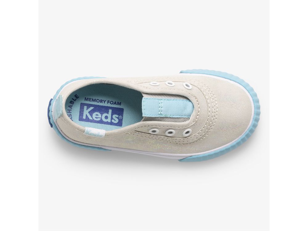 Keds Topkick Washable Slip On Jr Lány SlipOnSneakers Szürke Színes | HU-31233