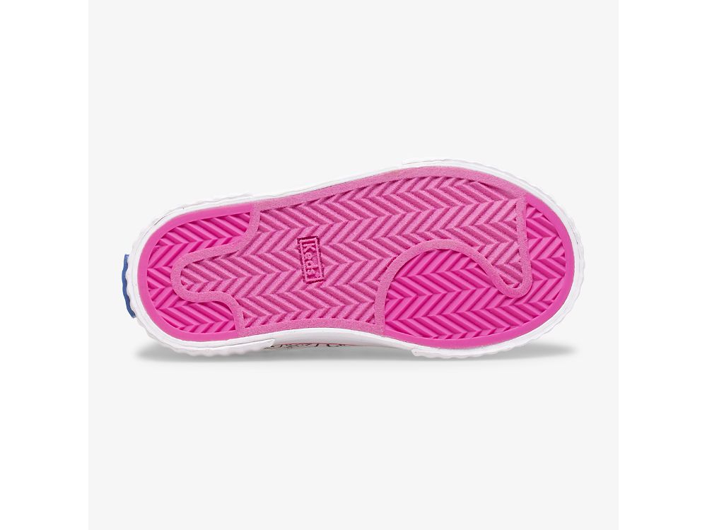 Keds Topkick Washable Slip On Jr Lány SlipOnSneakers Fehér Rózsaszín | HU-85549