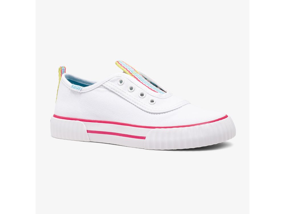 Keds Topkick Washable Slip-On Lány SlipOnSneakers Fehér | HU-94391