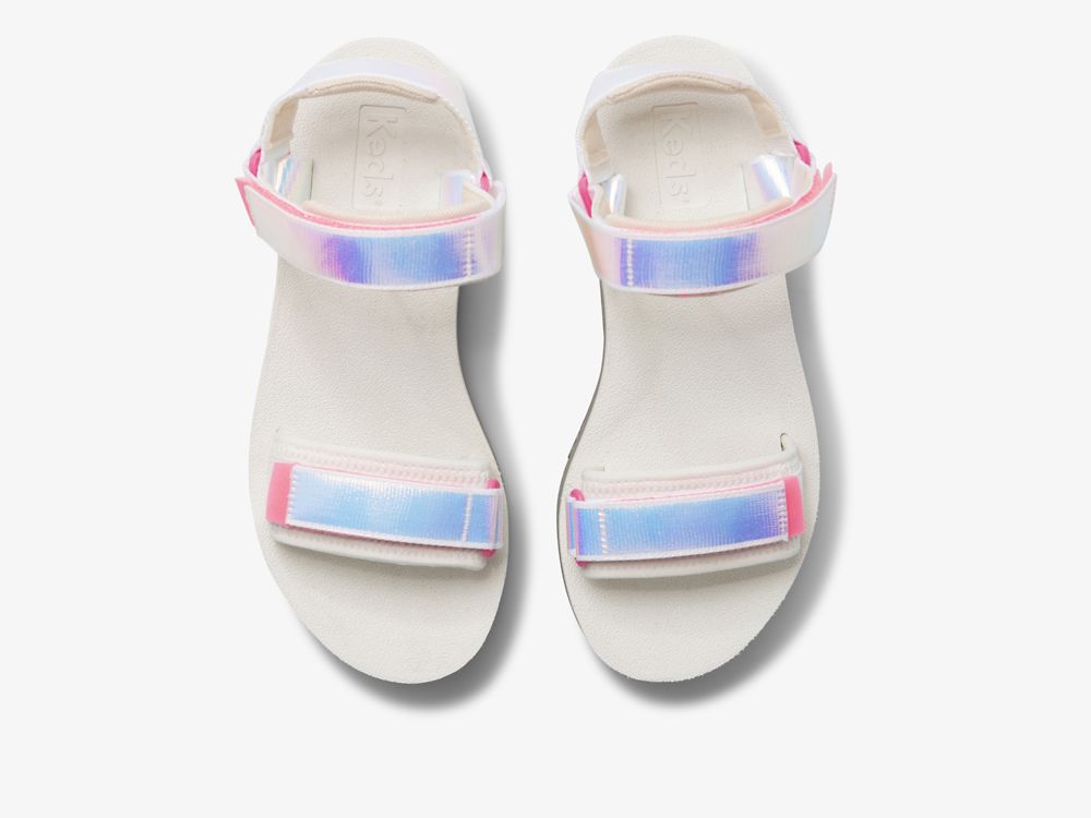 Keds Trio Platform Iridescent Multi Női Platform Sneakers Rózsaszín | HU-70336