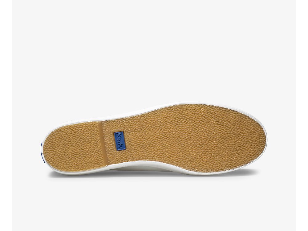 Keds Triple Kick Bőr Női Teniszcipő Fehér | HU-05323