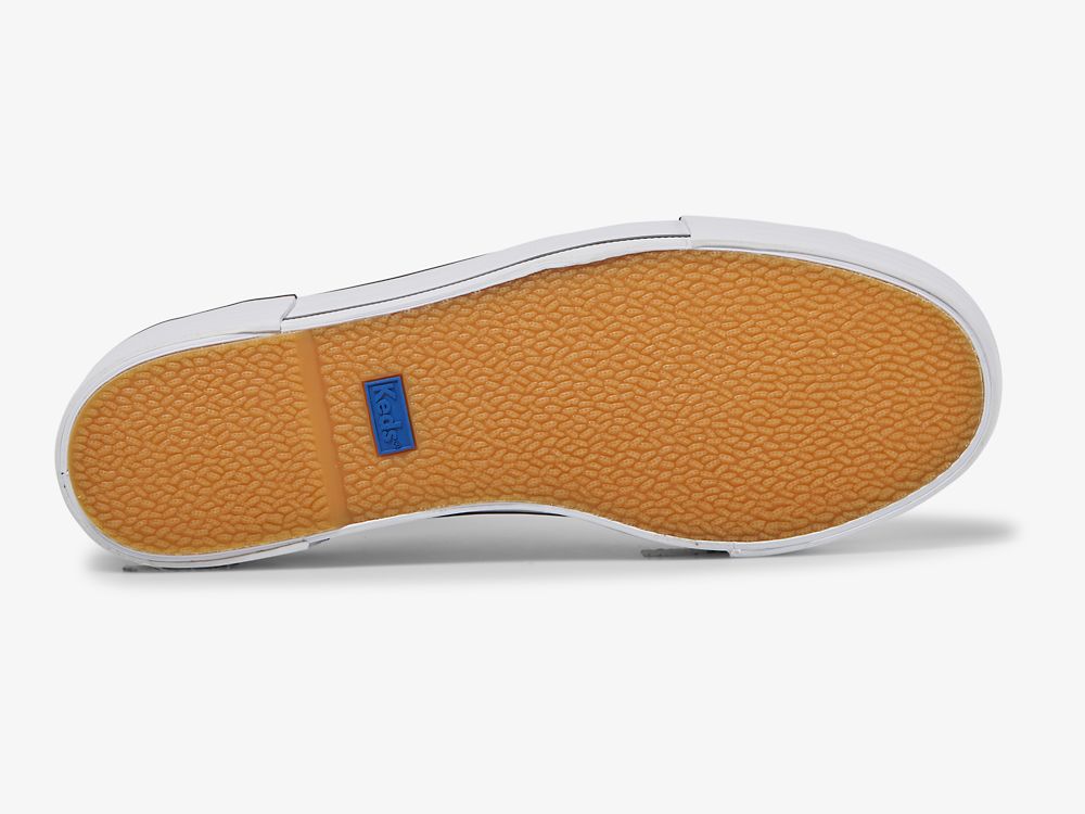 Keds Triple Up Bőr Bumper Foxin Női Bőr Sneakers Fehér | HU-35881