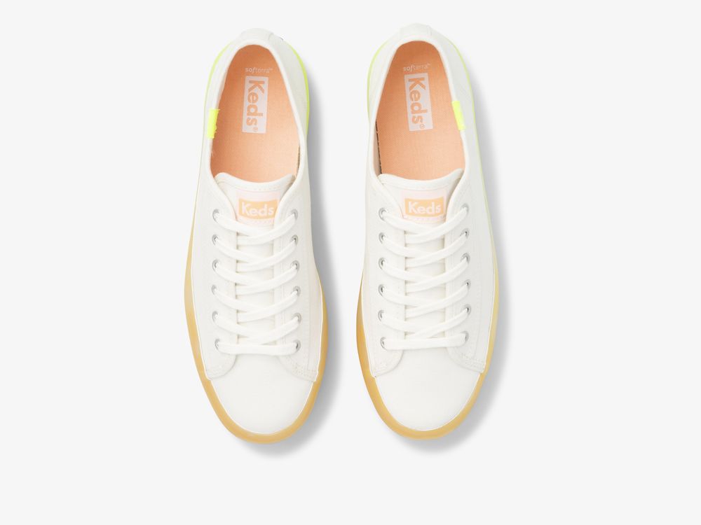 Keds Triple Up Ombre Foxing Női Platform Sneakers Fehér Színes | HU-93960