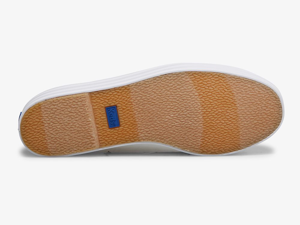 Keds Triple Up Vászon Női Teniszcipő Szürke Titán | HU-11074