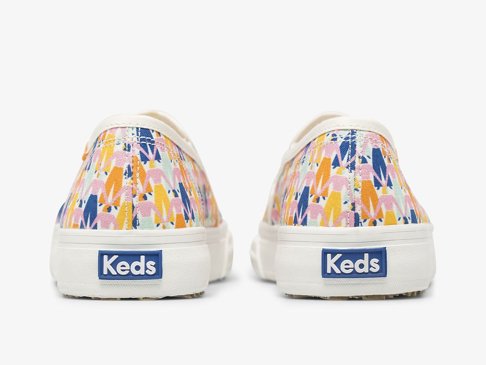 Keds Washable Double Decker Rainbow Women Női SlipOnSneakers Fehér Színes | HU-31046